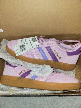 Adidas Spezial Women's Size 8 All Purple Tan Gum Sneakers JP5783 (#2711)